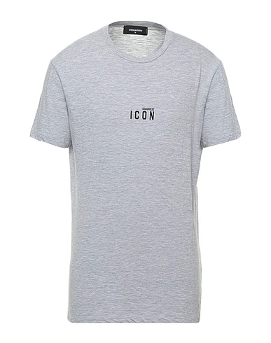 DSQUARED2 T-shirt Grey 88% Cotton, 12% Viscose
