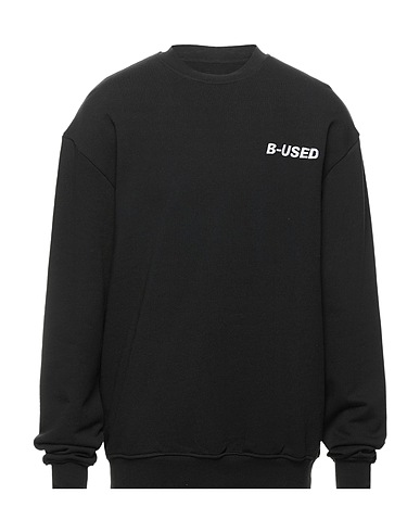 B-USED Sweatshirt Black 100% Cotton