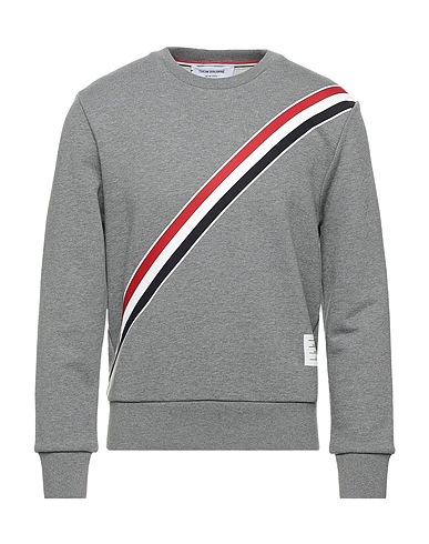 THOM BROWNE Sweatshirt GRIGIO 100% Baumwolle