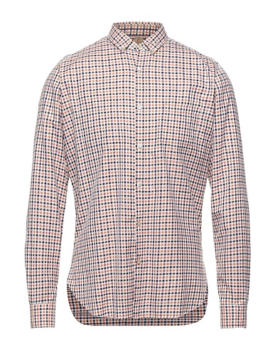 DNL Checked shirt Apricot 100% Cotton