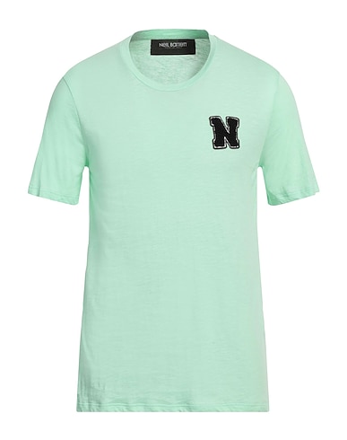 NEIL BARRETT T-shirt Verde chiaro 100% Cotone