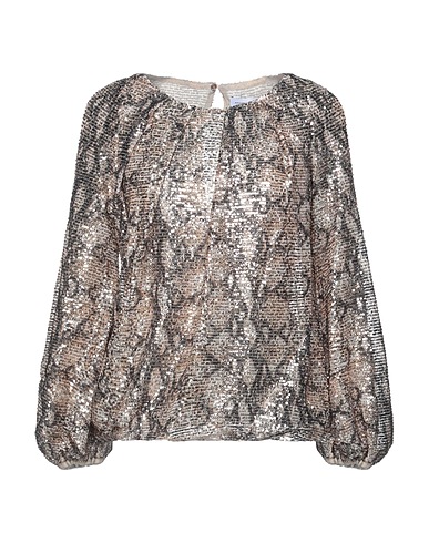 ATOS LOMBARDINI Top Khaki 96% Polyester, 4% Elastane