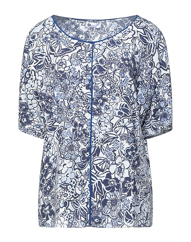 DIANA GALLESI Top Midnight blue 100% Viscose, Polyester, Elastane