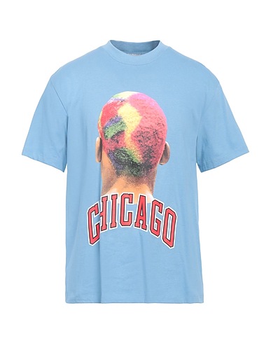 IH NOM UH NIT T-shirt Celeste 100% Cotone, Elastan