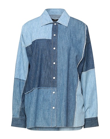 DOLCE&GABBANA Denim shirt Blue 100% Cotton