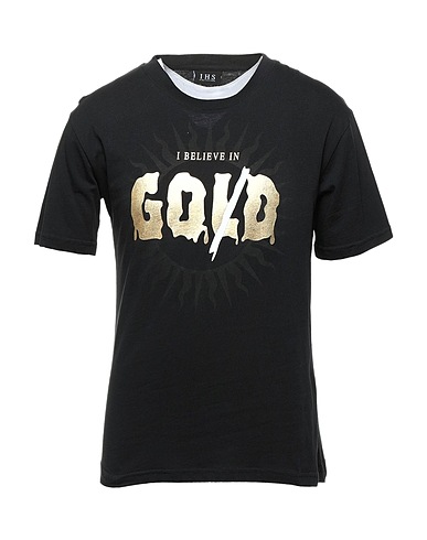 IHS T-Shirt Schwarz 100% Baumwolle
