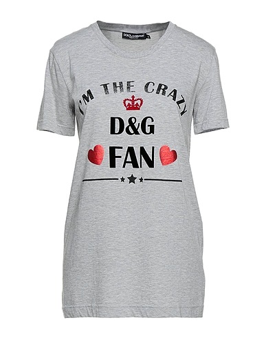 DOLCE&GABBANA T-shirt Grey 100% Cotton