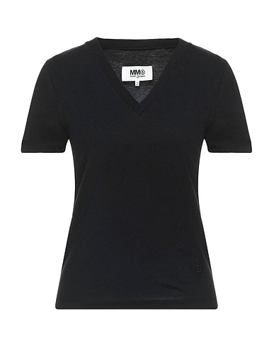 MM6 MAISON MARGIELA Basic T-shirt Black 100% Cotton