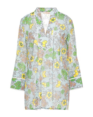 TORY BURCH Tunic and kaftan Pastel blue 100% Cotton