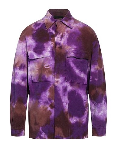 B-USED Shirts Dark purple 100% Cotton