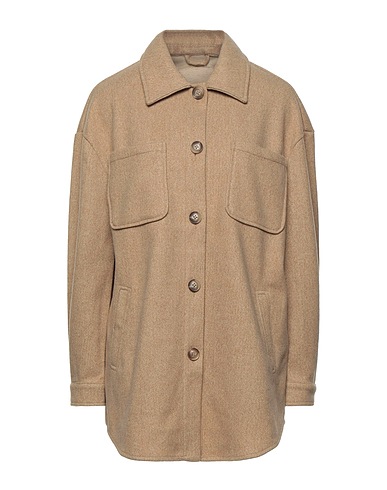 VILA Hemden und Blusen einfarbig Beige 100% Polyester