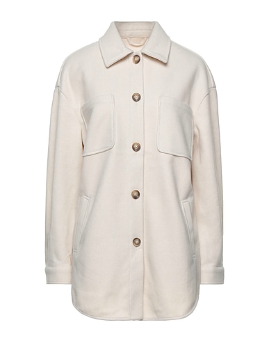 VILA Solid colour shirts & blouses Ivory 100% Polyester