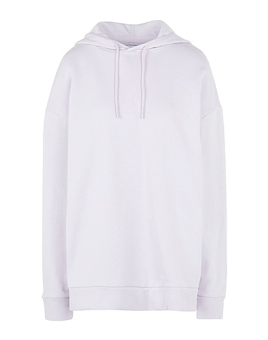 8 by YOOX Hooded sweatshirt ORGANIC COTTON RELAX FIT DROP SHOULDER HOODIE
 Lilac 100% Organic cotton