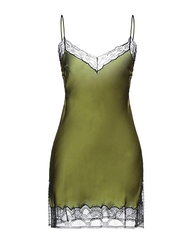 BURBERRY Camisole Military green 100% Silk, Polyamide, Viscose, Elastane