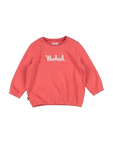 WOOLRICH Sweatshirt LOGO CREWNECK SWEATSHIRT 
 Salmon pink 85% Cotton, 15% Polyester
