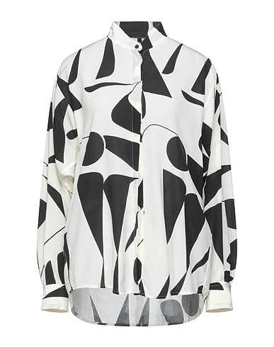 ISABEL MARANT Patterned shirts & blouses Ivory 91% Silk, 9% Elastane