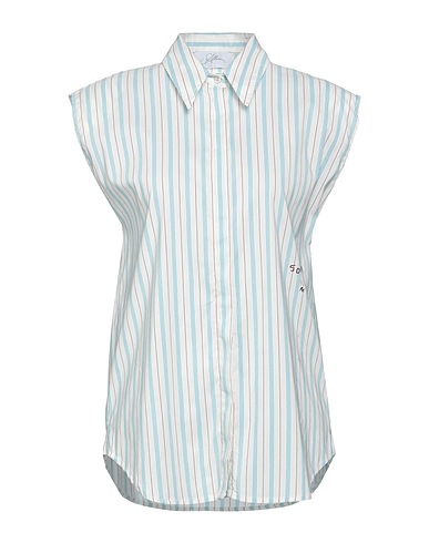 SOALLURE Striped shirt Sky blue 74% Viscose, 22% Polyamide, 4% Elastane