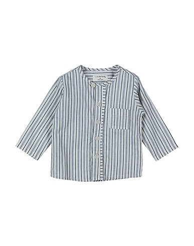 1 + IN THE FAMILY Camicia fantasia Blu 100% Cotone