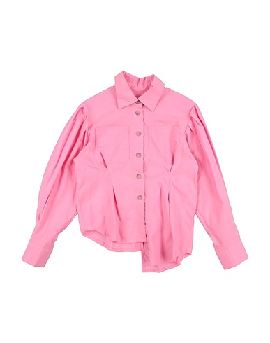 NATASHA ZINKO Solid colour shirts & blouses Pink 100% Cotton