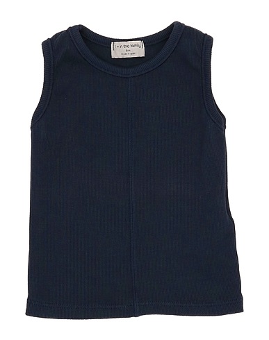 1 + IN THE FAMILY T-shirt Midnight blue 95% Cotton, 5% Elastane