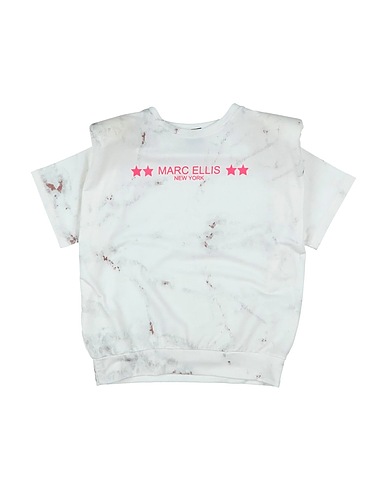 MARC ELLIS Sweatshirt White 95% Cotton, 5% Elastane