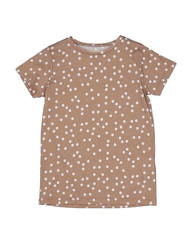 DOUUOD T-shirt Light brown 100% Cotton
