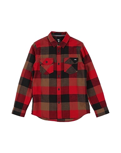 VANS Patterned shirt BY BOX FLANNEL BOYS
 Black 100% Cotton