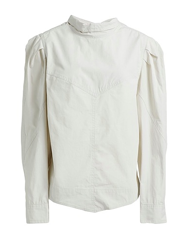 ISABEL MARANT Top Hellgrau 100% Baumwolle, Seide