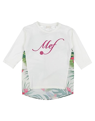 MEF T-shirt Bianco 100% Poliestere