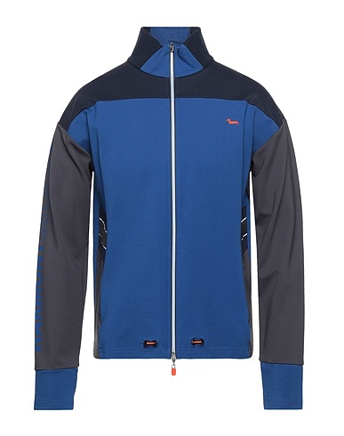 HARMONT & BLAINE Sweatshirt Blue 67% Rayon, 28% Polyamide, 5% Elastane