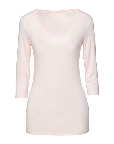 MAJESTIC FILATURES T-shirt Rosa chiaro 94% Viscosa, 6% Elastan