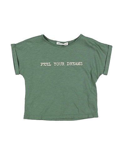 ZHOE & TOBIAH T-shirt Military green 100% Cotton