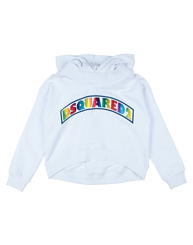DSQUARED2 Hooded sweatshirt White 100% Cotton, Elastane