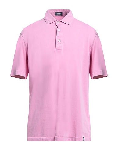 DRUMOHR Polo shirt Pink 100% Cotton
