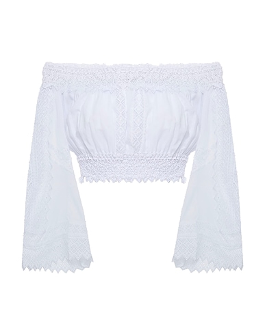 CHARO RUIZ IBIZA Top White 90% Cotton, 10% Polyester