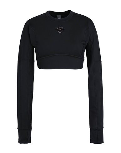 ADIDAS by STELLA McCARTNEY Top ASMC TST CROP
 Black 79% Recycled polyester, 21% Elastane