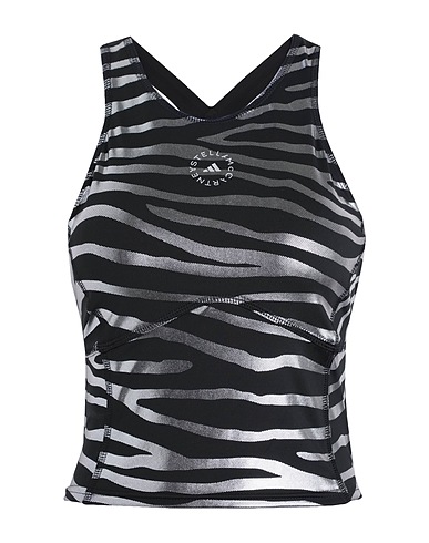 ADIDAS by STELLA McCARTNEY Top ASMC CROP MET
 Black 64% Recycled polyester, 36% Elastane
