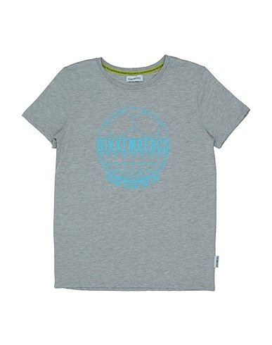 BIKKEMBERGS T-shirt Light grey 100% Cotton