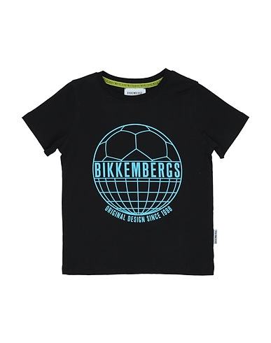 BIKKEMBERGS T-shirt Nero 100% Cotone