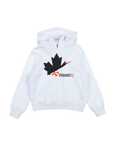 DSQUARED2 Sweatshirt White 100% Cotton, Elastane