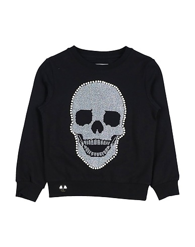 PHILIPP PLEIN Felpa Nero 95% Cotone, 5% Elastan