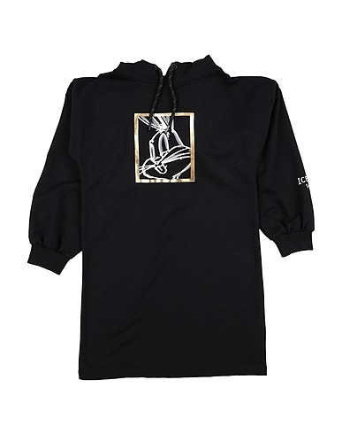 ICE ICEBERG Dress Black 95% Cotton, 5% Elastane
