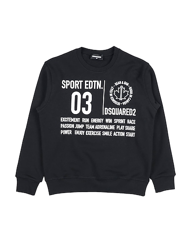 DSQUARED2 Sweatshirt Black 100% Cotton