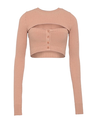 ANDREĀDAMO Sweater Blush 80% Viscose, 10% Polyester, 9% Polyamide, 1% Elastane