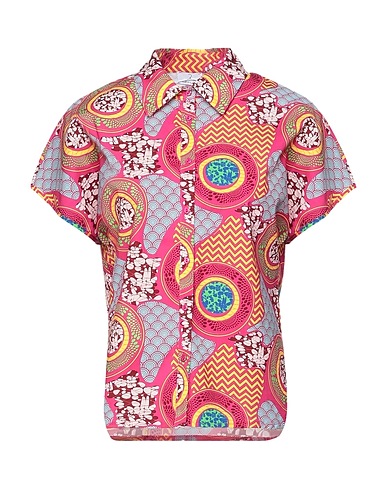 BERNA Patterned shirts & blouses Fuchsia 100% Cotton