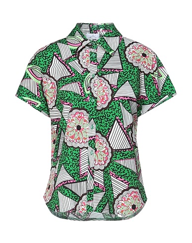 BERNA Patterned shirts & blouses Green 100% Cotton