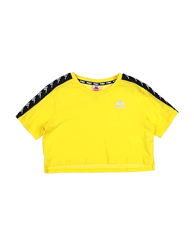 KAPPA T-shirt Yellow 100% Cotton