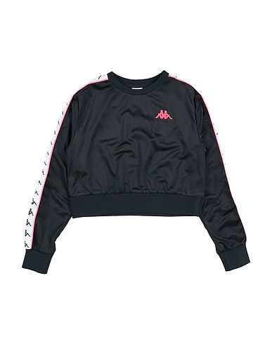 KAPPA Sweatshirt Black 100% Polyester