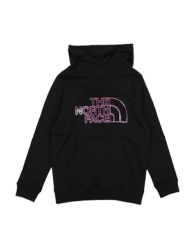 THE NORTH FACE Sweatshirt G DREW PEAK P/O HD 2  Schwarz 100% Baumwolle