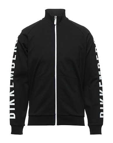 BIKKEMBERGS Sweatshirt Black 100% Cotton, Elastane